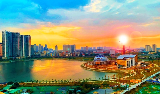 Một góc phía Tây thành phố Hà Nội (Ảnh: Lê Tiên)