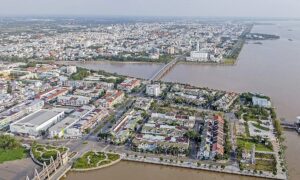 Một góc thành phố Rạch Giá.